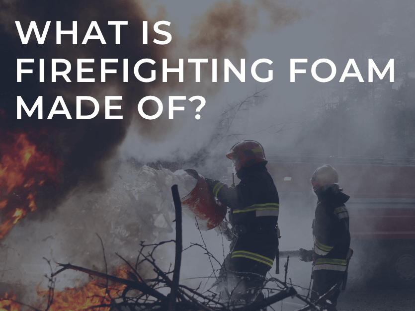 what is firefighting foam made of
